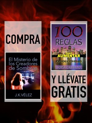 cover image of Compra "El misterio de los creadores de sombras" y llévate gratis "100 Reglas para aumentar tu productividad"